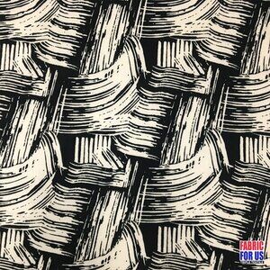 Houndstooth Big Weave Design Poly-Spandex Stretch Fabric 58" Wide